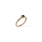 Amore Heart Green Ring