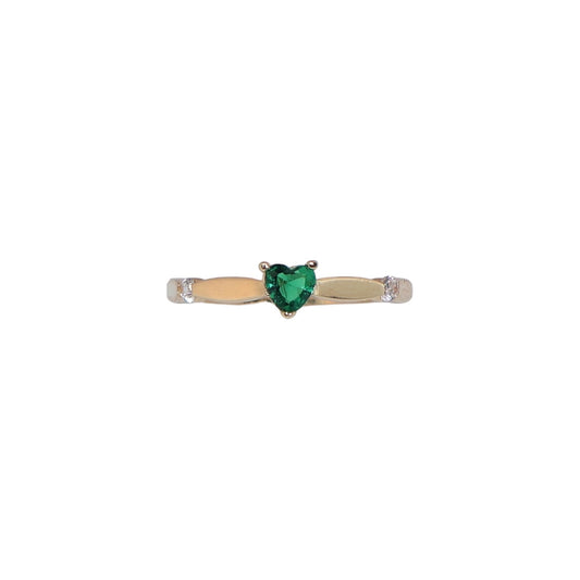 Mia Stackable Green Ring