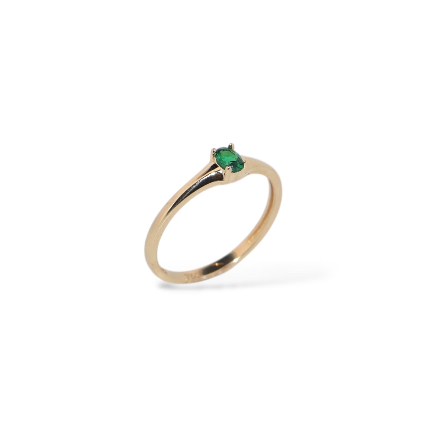 Clara Stackable Green Ring