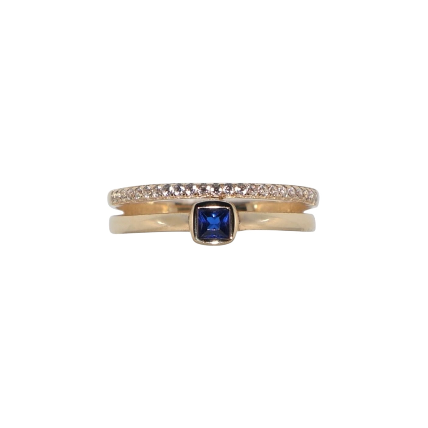 Aurora Stackable Blue Ring