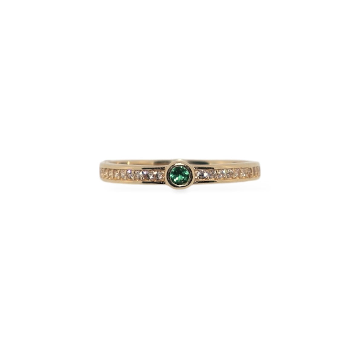 Bella Stackable Green Ring