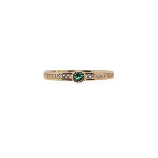 Bella Stackable Green Ring