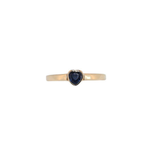 Amore Heart Blue Ring