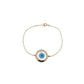 Classic Evil Eye Bracelet Gold