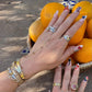 Rainbow Crystal Hand Chain