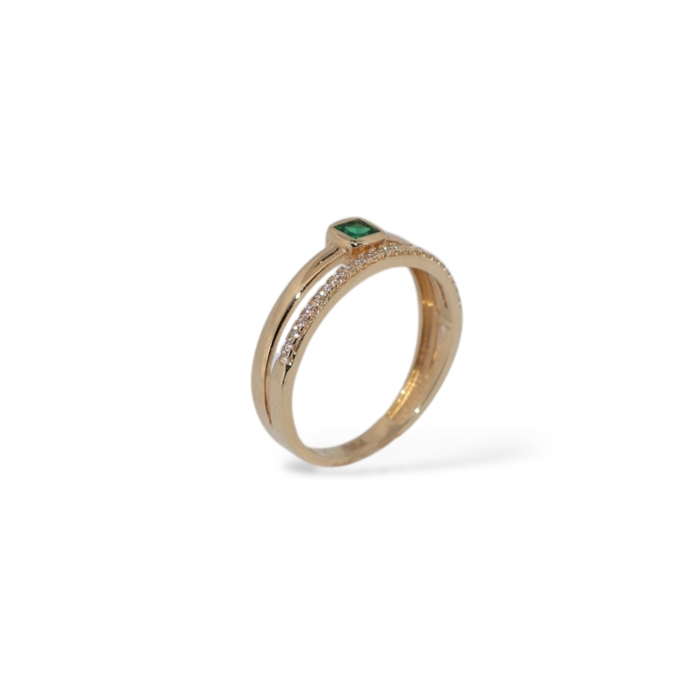 Aurora Stackable Green Ring