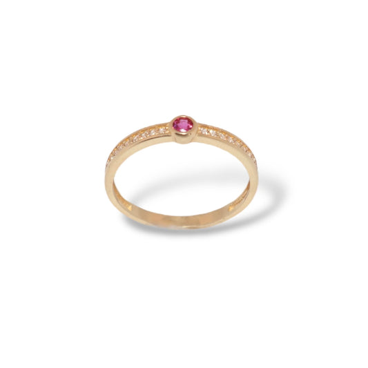 Bella Stackable Pink Ring