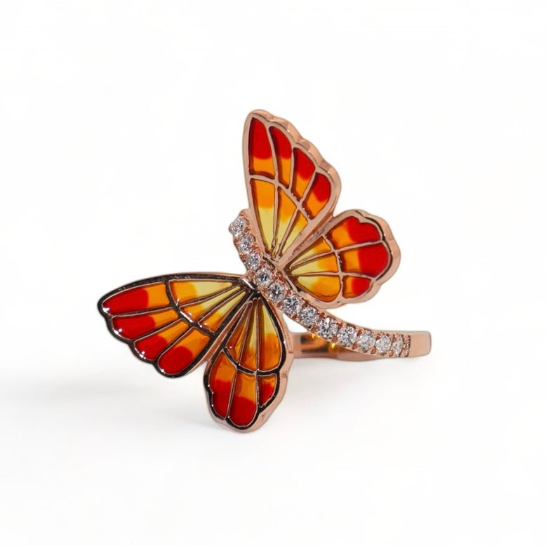 Butterfly Sunset Ring