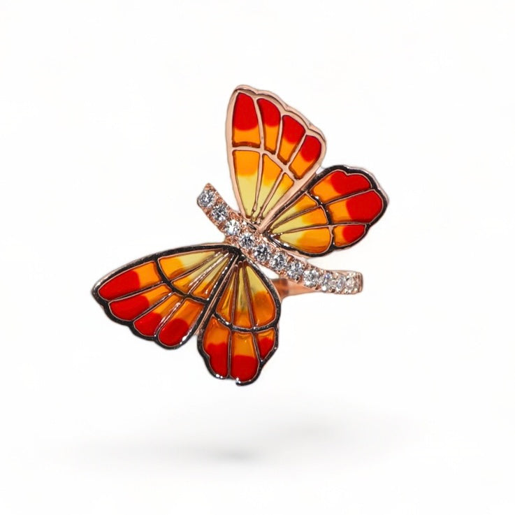 Butterfly Sunset Ring