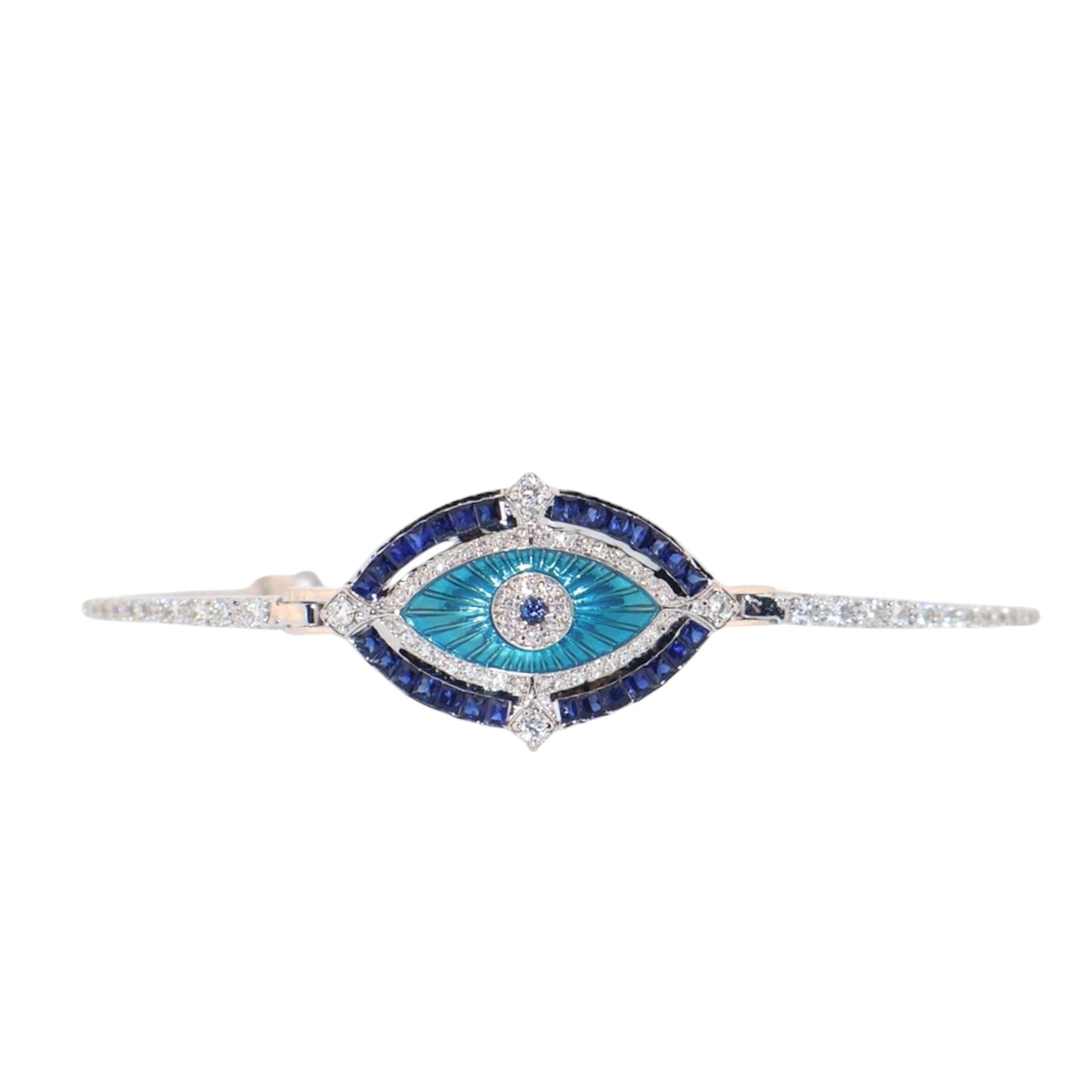 Celestial Sapphire Evil Eye Bracelet