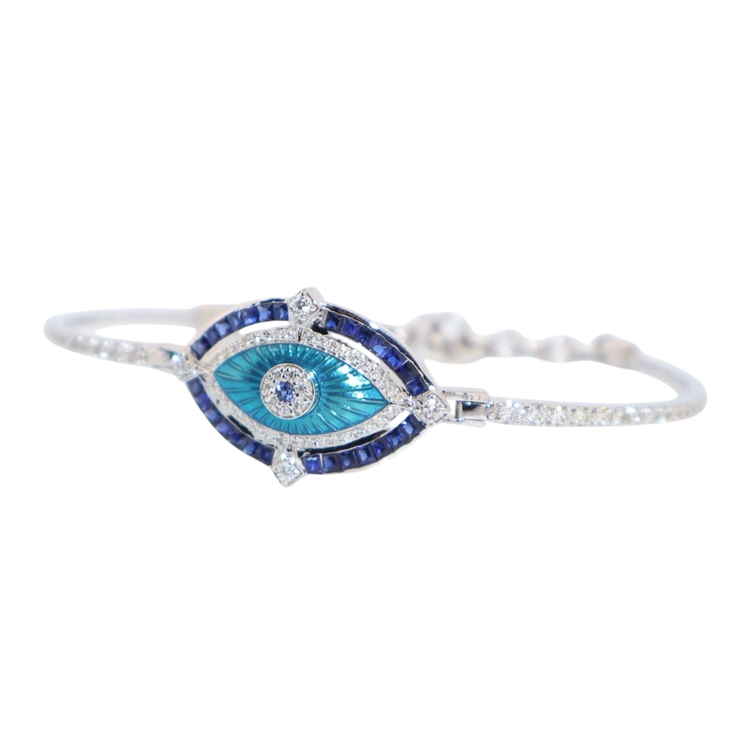 Celestial Sapphire Evil Eye Bracelet