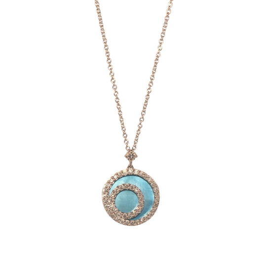 Luminous Orbit Mood Necklace Gold