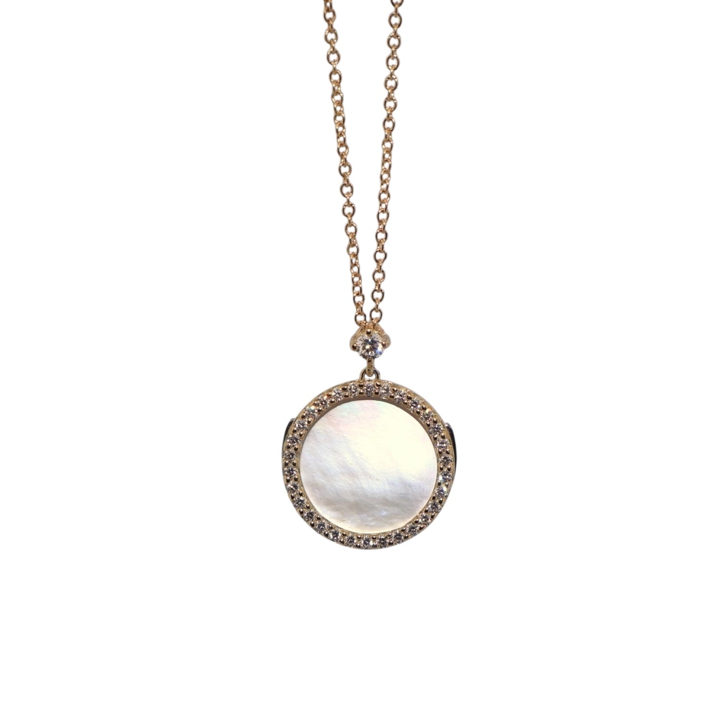 Golden Halo Small Mood Necklace